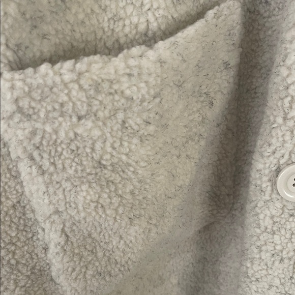 Cozy Gray Hooded Teddy Jacket - Picture 3 of 5